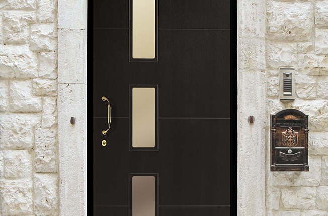 Porta Blindata Rivestimento Renolit modello moderno
